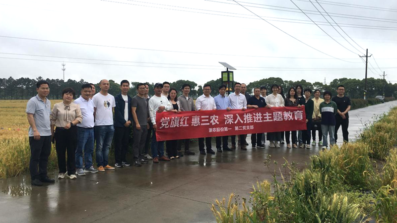 浙農(nóng)股份第一、二黨支部與省植保農(nóng)藥站黨支部開展主題教育聯(lián)學(xué)共建活動